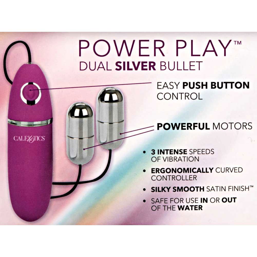 Power Play Dual Silver Bullet Vibrator 2 25