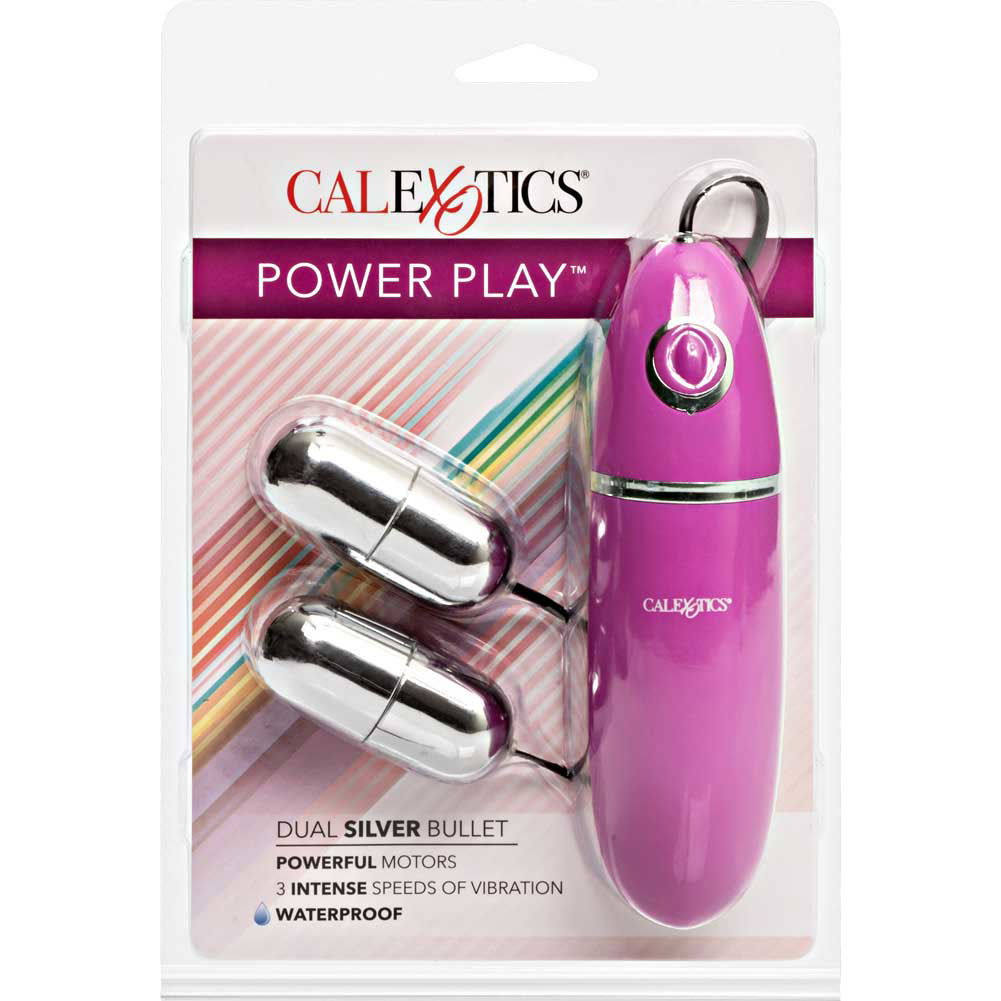 Power Play Dual Silver Bullet Vibrator, 2.25