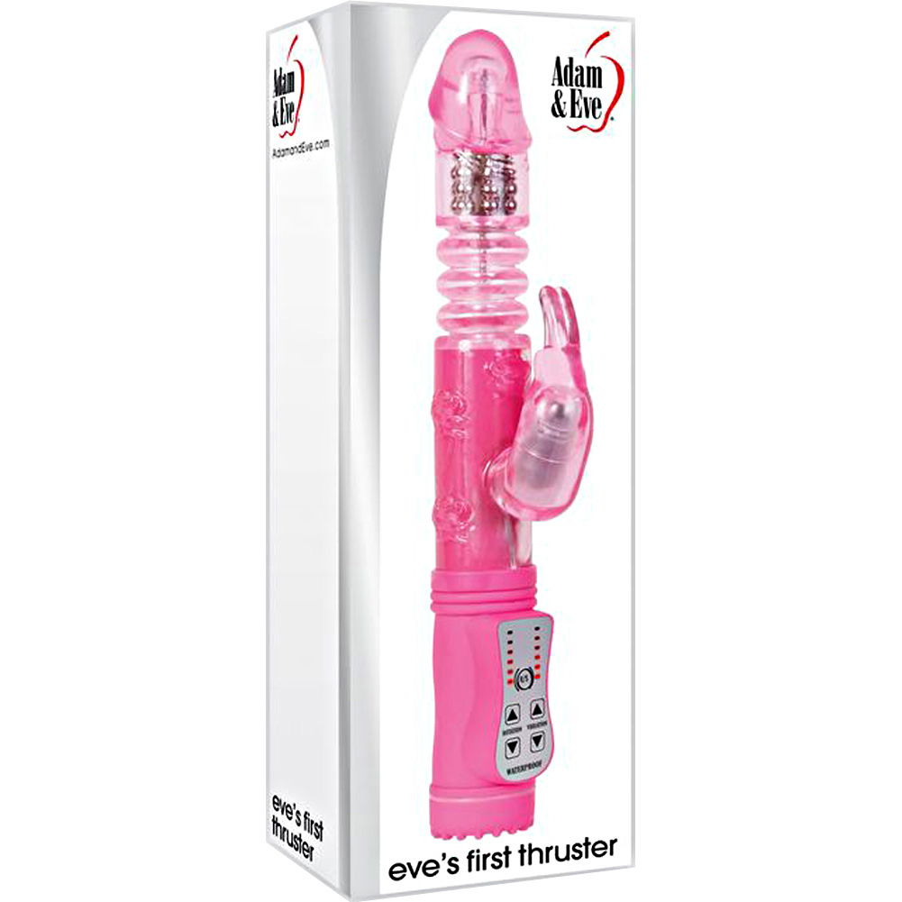 Adam And Eve First Thruster Rabbit Vibrator 10 Pink 