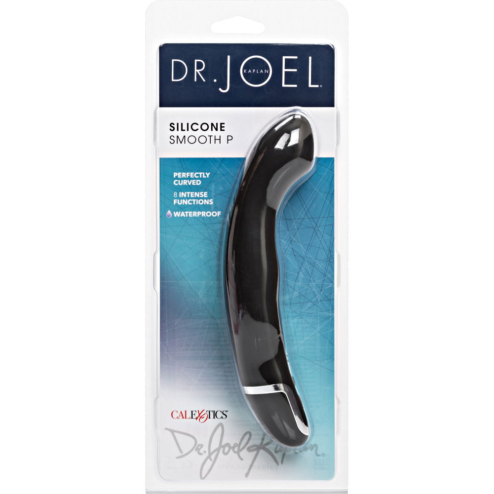 Dr Joel Kaplan Smooth Silicone Prostate Massager 9 Black 1538