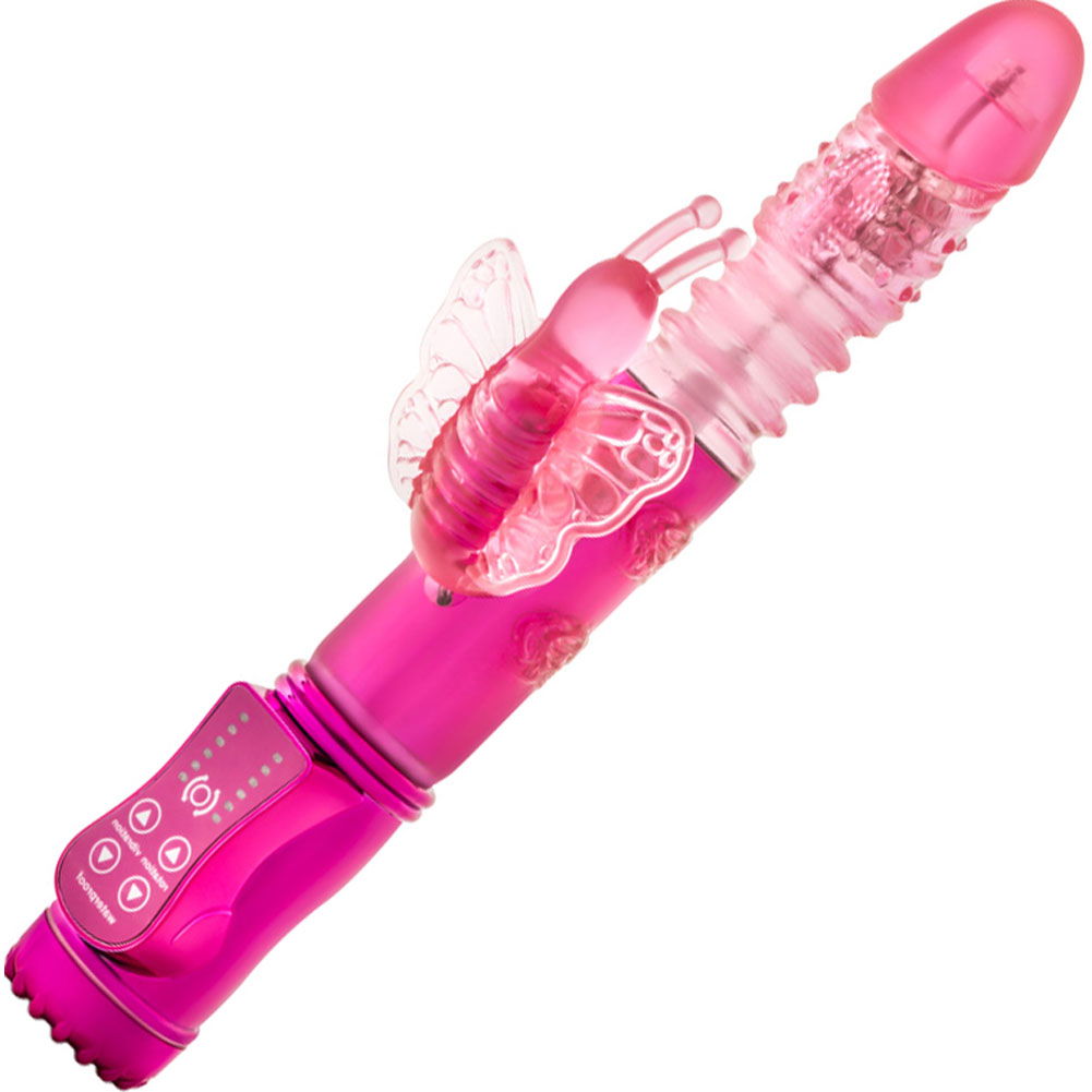 Blush Sexy Things Butterfly Thruster Vibrator, 9.75