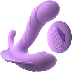 Vibrating underwear - Fantasy for her cheeky panty purple S4F014246