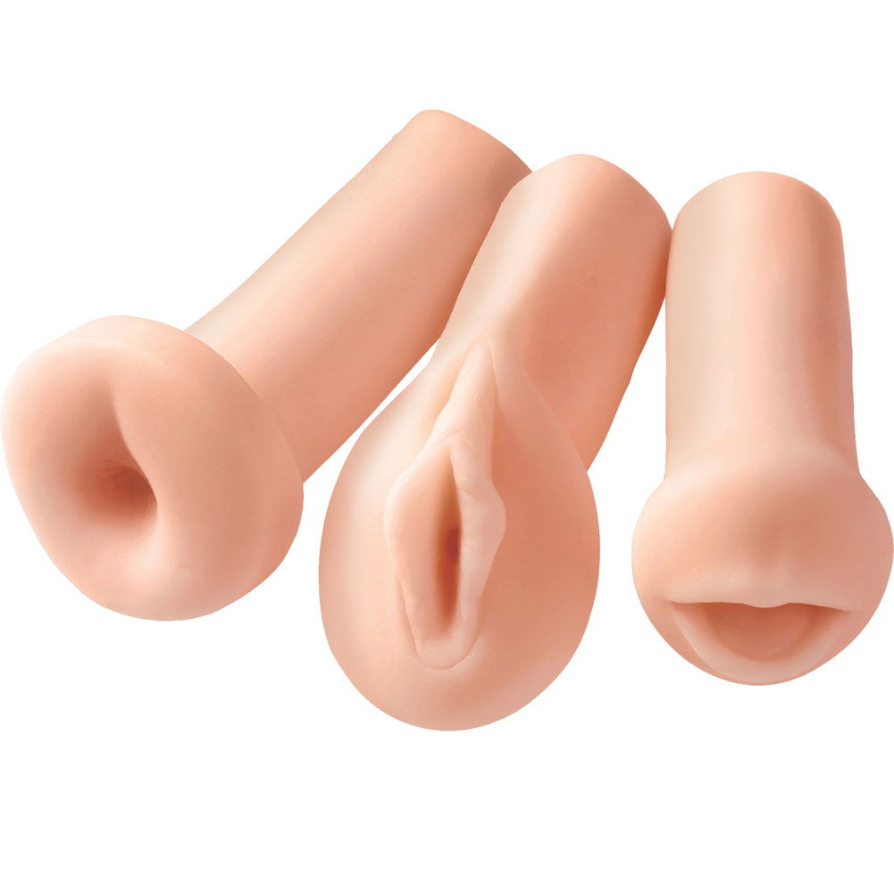 Pipedream Pipedream Extreme Toyz All 3 Holes Realistic Stroker Set, 5