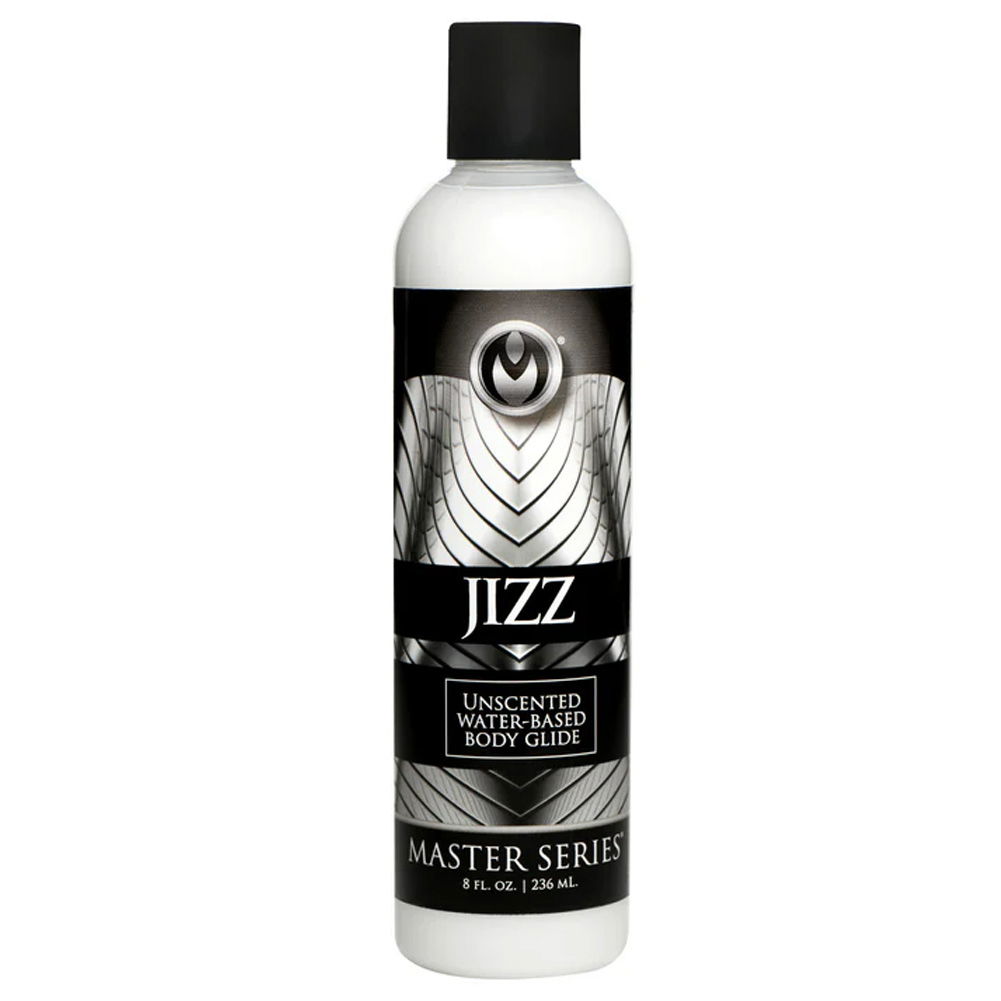 Master Series Jizz Unscented Water Based Personal Lubricant, 8 fl.oz