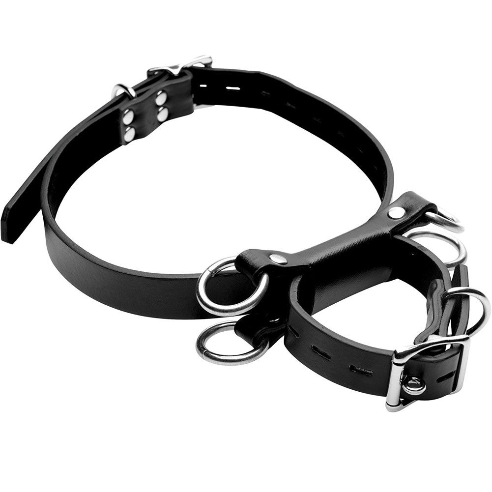 Strict Frog Tie Kneeling Bondage Restraint System Black 3727