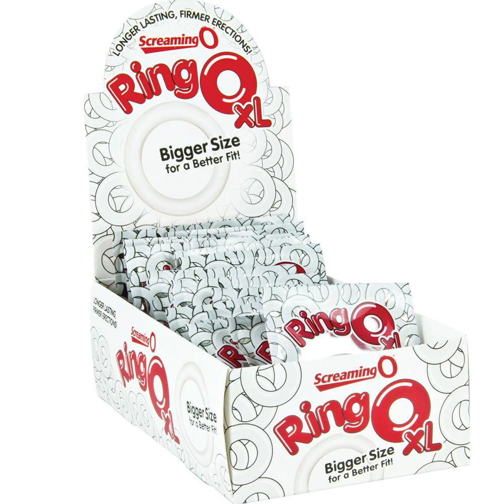 Screaming Ringo Screaming O RingO XL Clear Rings 18 Count Box Clear - dearlady.us