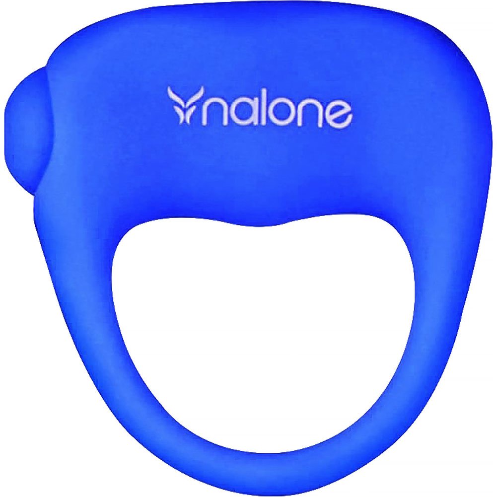Nalone Ping Vibrating Single Speed Silicone Penis Ring, Blue 