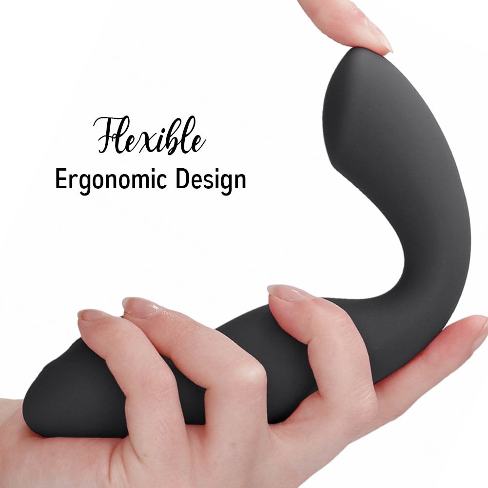 Jil Bella Silicone Rechargeable Vibrator, 8", Black - dearlady.us Jil Bella Silicone Rechargeable Vibrator, 8", Black - dearlady.us