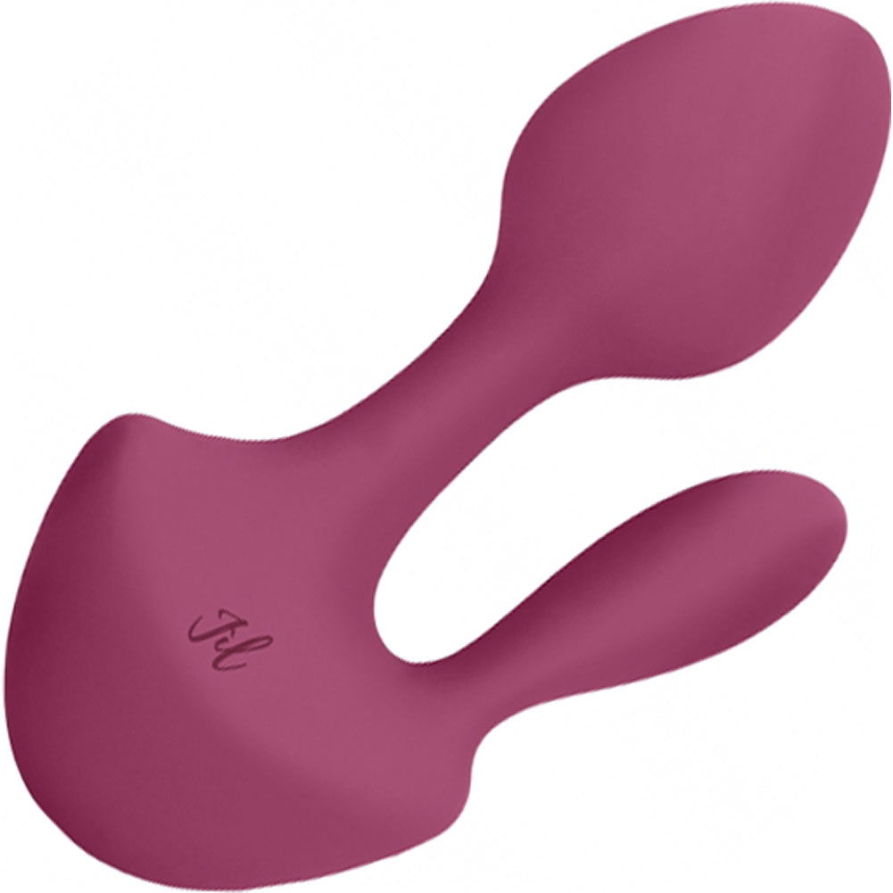 Jil Sofia Silicone USB Rechargeable Dual Action Vibrator, 5.5