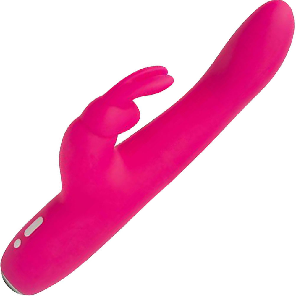 Happy Rabbit Slim Curve Rechargeable Rabbit Vibrator, 8.5", Pink - dearlady.us Happy Rabbit Slim Curve Rechargeable Rabbit Vibrator, 8.5", Pink - dearlady.us