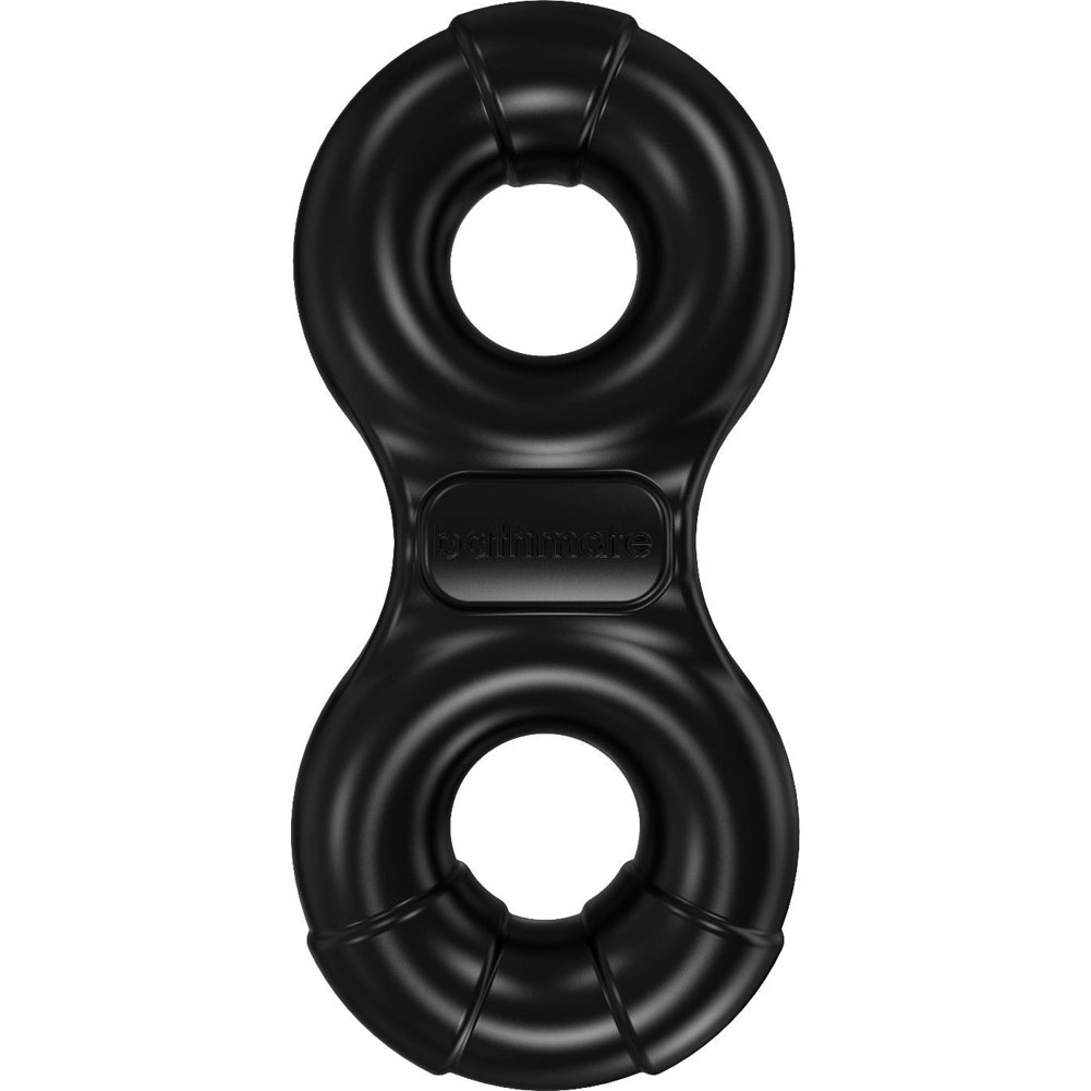 Bathmate Eight Rechargeable Vibrating Penis Ring, Black dearlady.us