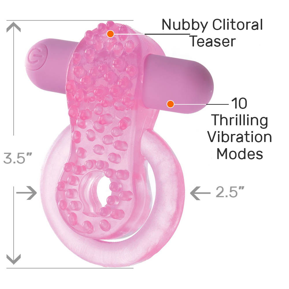 Adam and Eve Rechargeable Couples Enhancer Vibrating Penis Ring, Pink -  dearlady.us