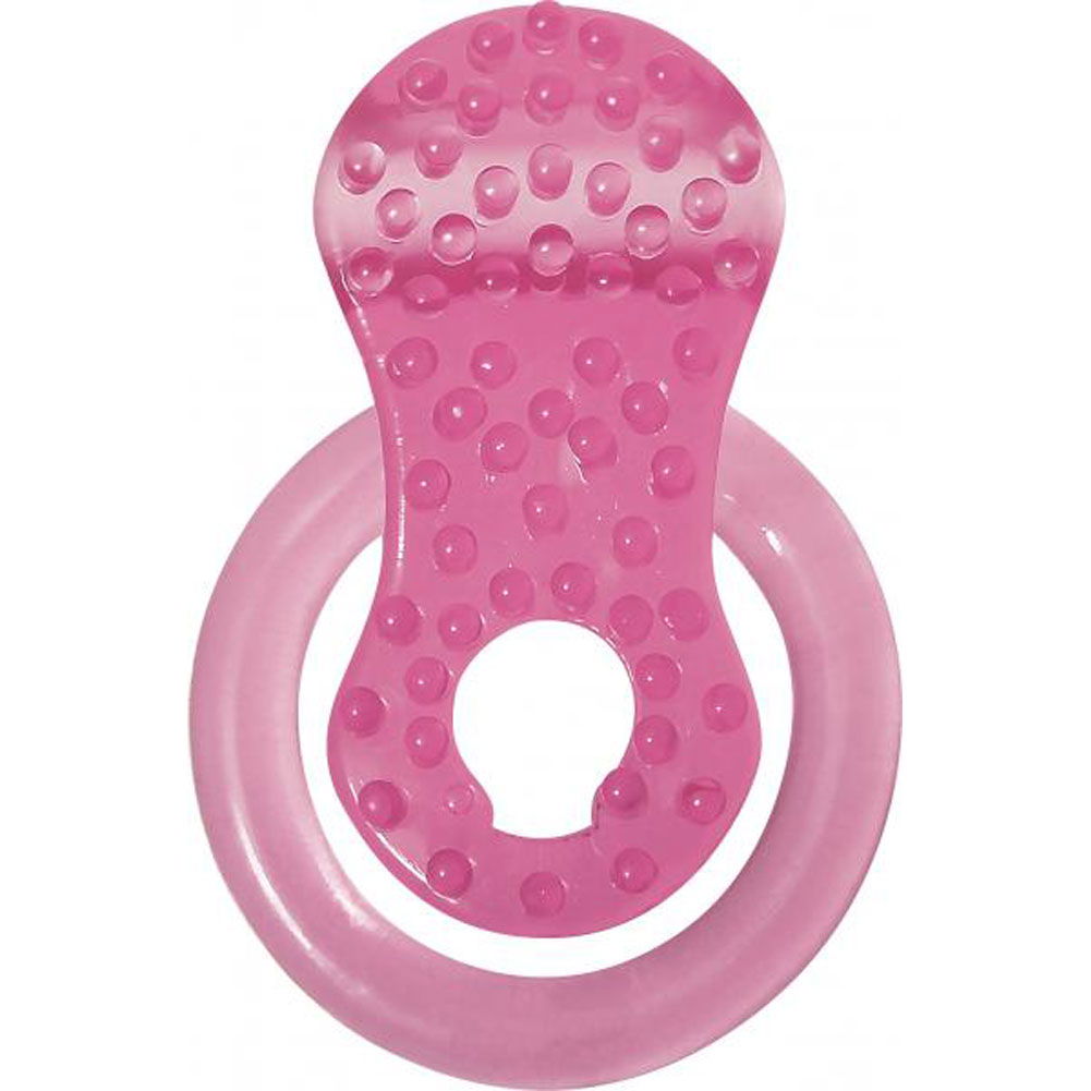 Adam And Eve Rechargeable Couples Enhancer Vibrating Penis Ring Pink