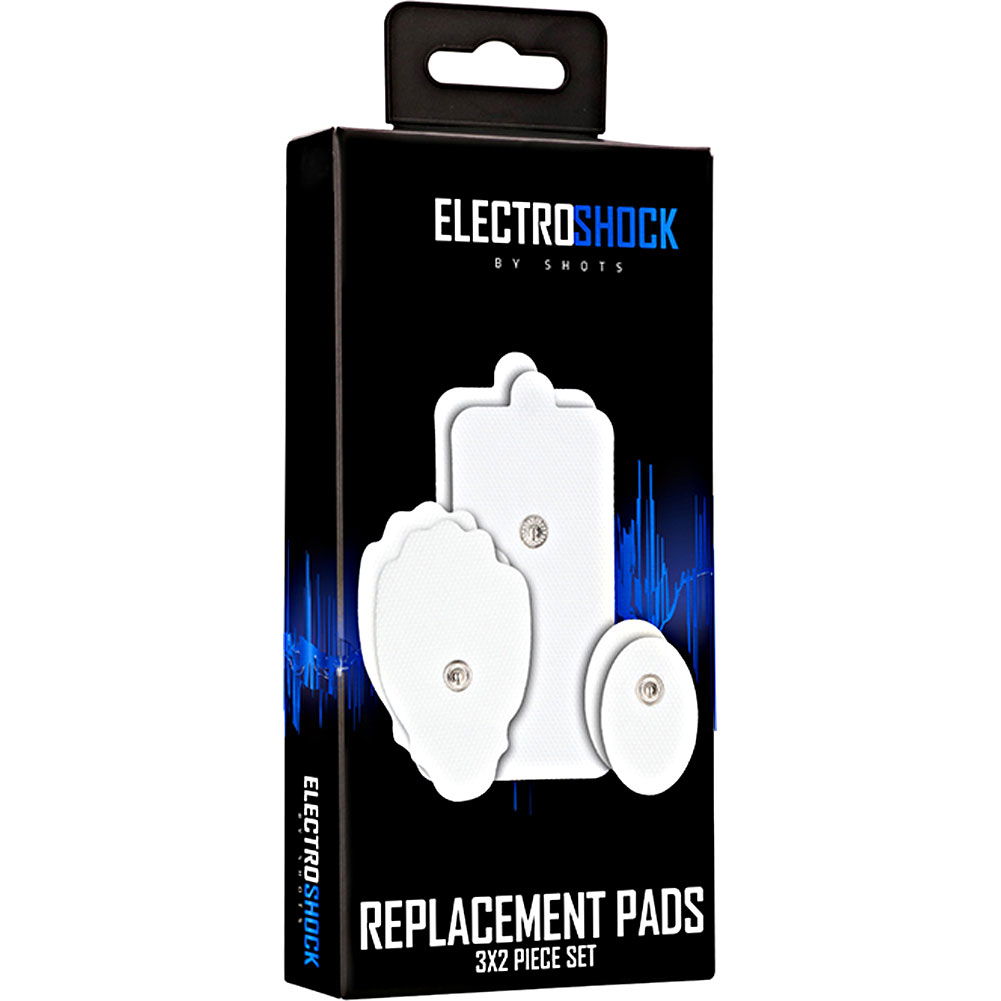 Electro Shock Replacement Pads, White dearlady.us