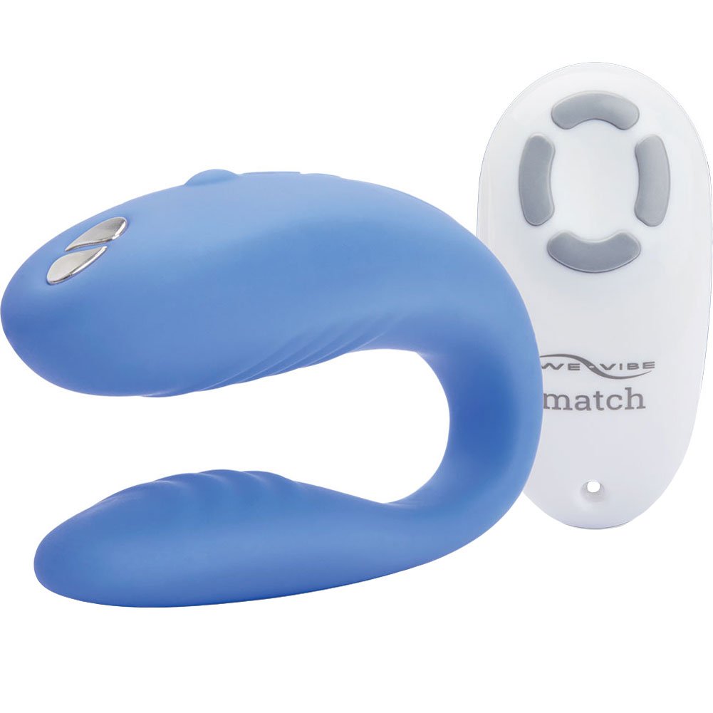We Vibe Match Rechargeable Couples Vibrator With Wireless Remote Periwinkle