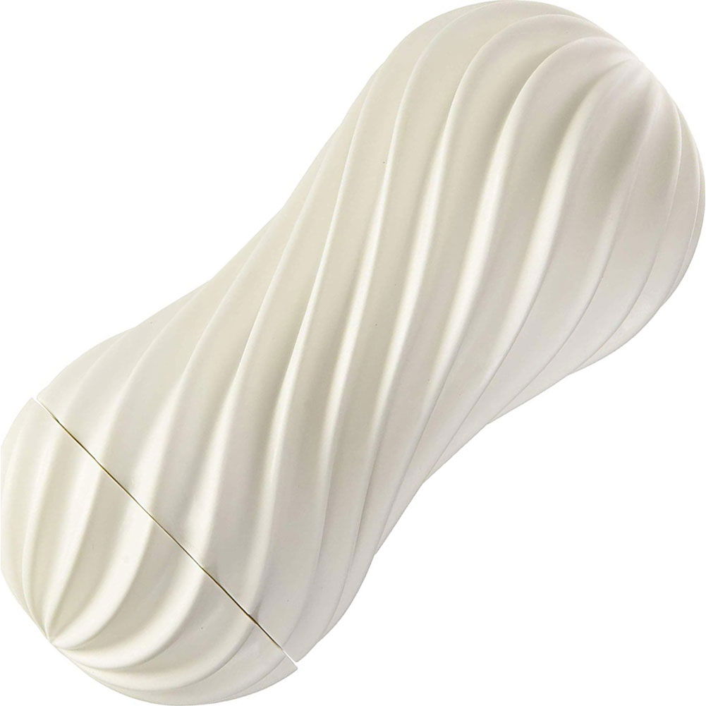 Tenga FLEX Personal Masturbator, 7", Silky White - dearlady.us