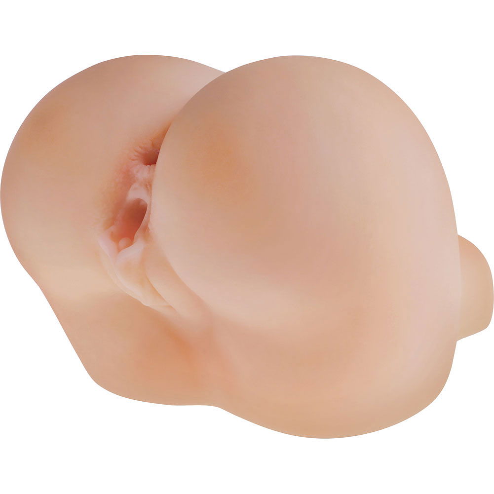 To-Go Petite Fantasy Bubble Butt Mega Stroker, Beige - dearlady.us