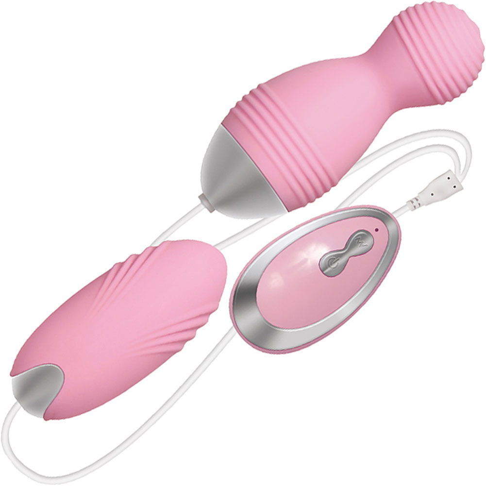 Adam and Eve Double Play Bullet Vibrators Kit, Pink - dearlady.us