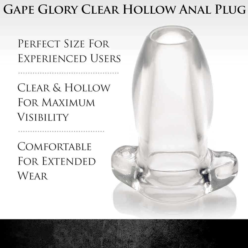 anal plug punishment story Master Series Gape Glory See Through Hollow Anal Plug, 4