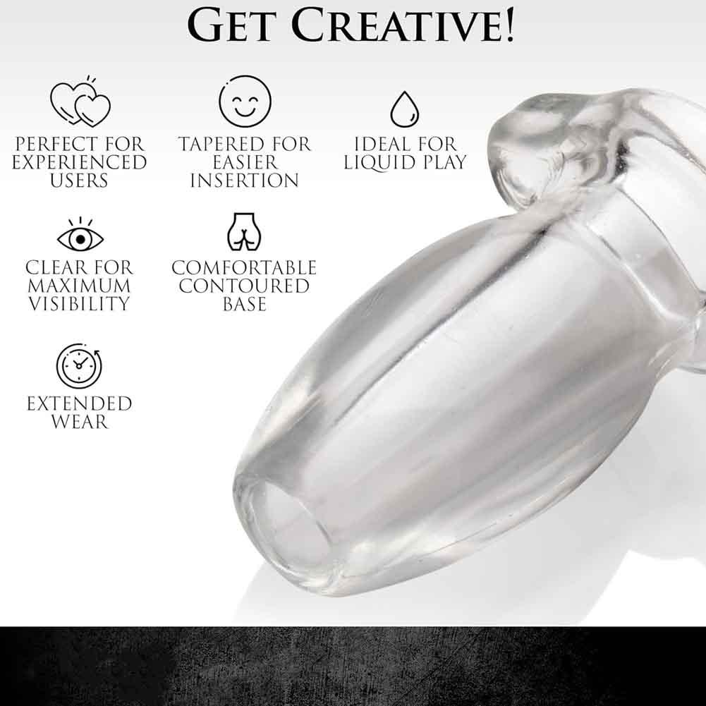 Master Series Gape Glory See Through Hollow Anal Plug, 4", Clear - dearlady.us Master Series Gape Glory See Through Hollow Anal Plug, 4", Clear - dearlady.us
