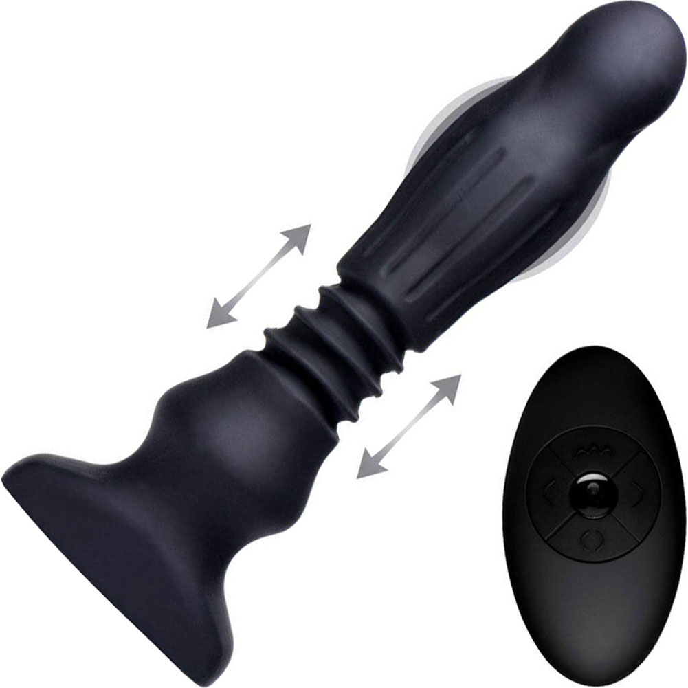 thunderplugs vibrating & thrusting anal plug Thunderplugs Swelling and Thrusting Butt Plug main image 1