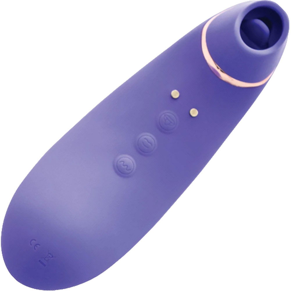 Sensuelle Trinitii 3-In-1 Suction Tongue Vibrator, Ultra Violet -  dearlady.us