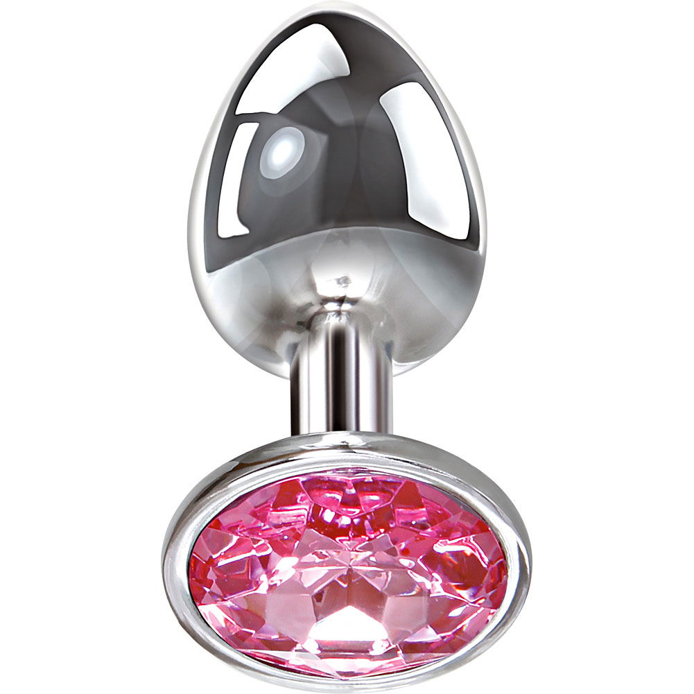 Adam and Eve Pink Gem Anal Plug, 3.25