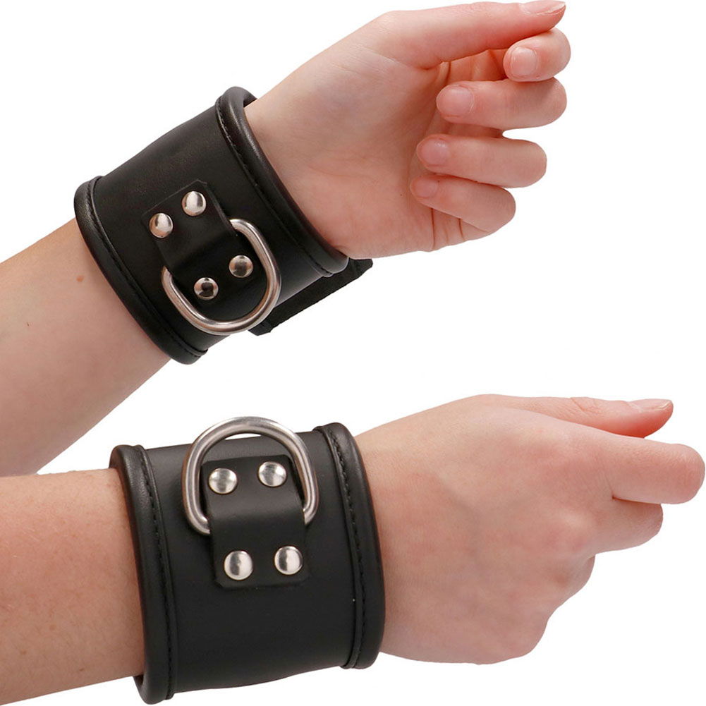 Ouch Pain Restraint Handcuff with Padlock, Black dearlady.us