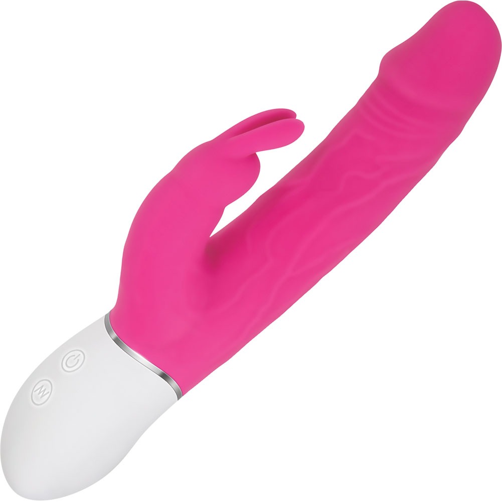 Eves Realistic Silicone Rabbit Vibrator, 8.5", Pink - dearlady.us Eves Realistic Silicone Rabbit Vibrator, 8.5", Pink - dearlady.us
