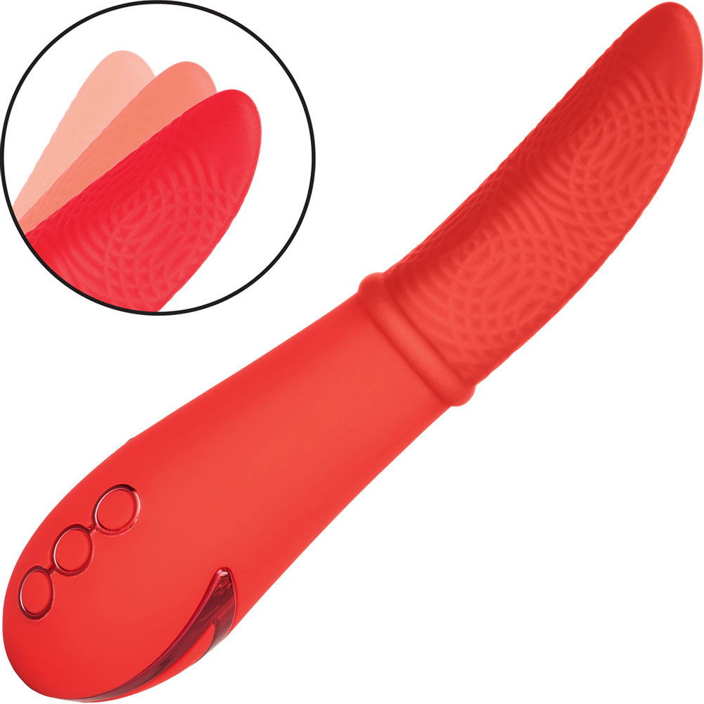 California Dreaming Laguna Beach Lover Vibrator with Tongue-Like Tip, 8