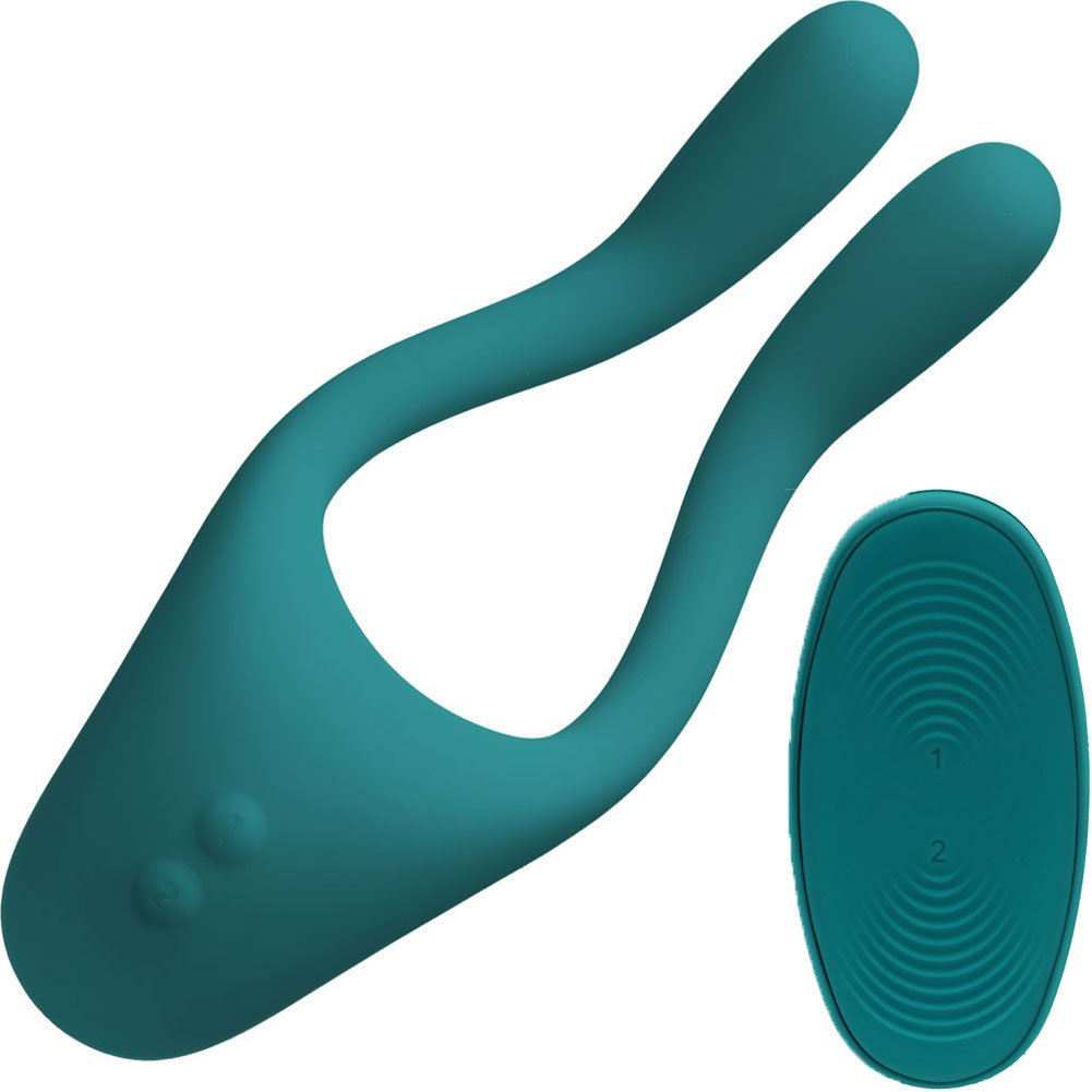 Tryst V2 Bendable Multi Erogenous Zone Massager With Remote 575 Teal 8063