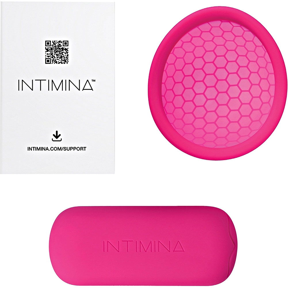 LELO Intimina Ziggy Cup Flat Fit Menstrual Cup, Fuchsia dearlady.us