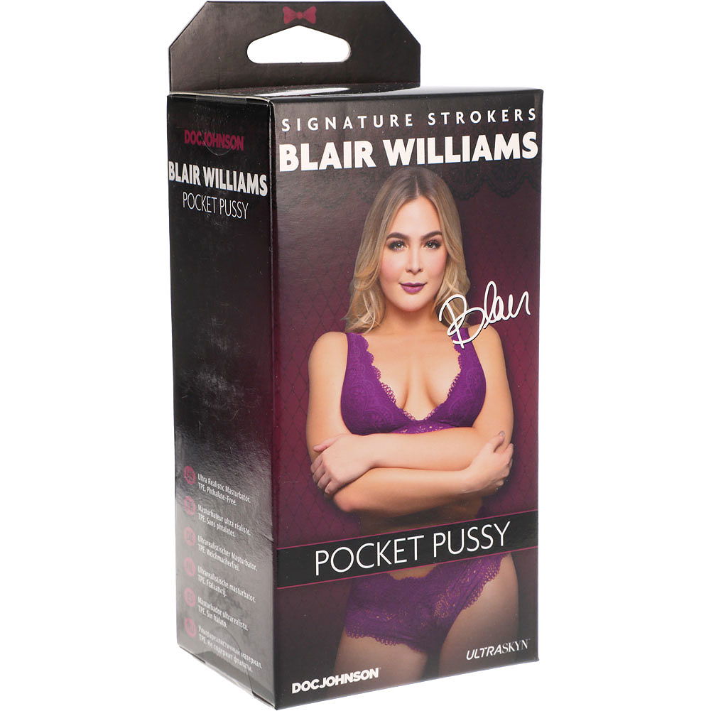 Signature Strokers Ultraskyn Pocket Masturbator, Vagina, Blair Williams -  dearlady.us