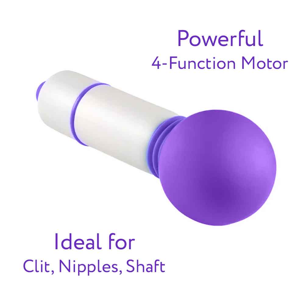 Rock Candy Fun Size Lala Pop Mini Vibrator, 3.5", Purple - dearlady.us Rock Candy Fun Size Lala Pop Mini Vibrator, 3.5", Purple - dearlady.us