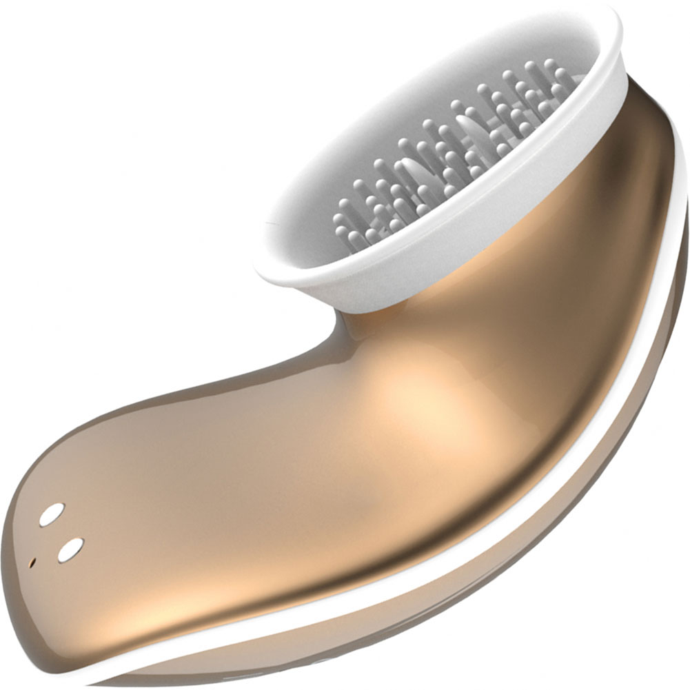 Innovation Twitch Hands Free Suction and Vibration Toy, 4.1", Gold - dearlady.us Innovation Twitch Hands Free Suction and Vibration Toy, 4.1", Gold - dearlady.us