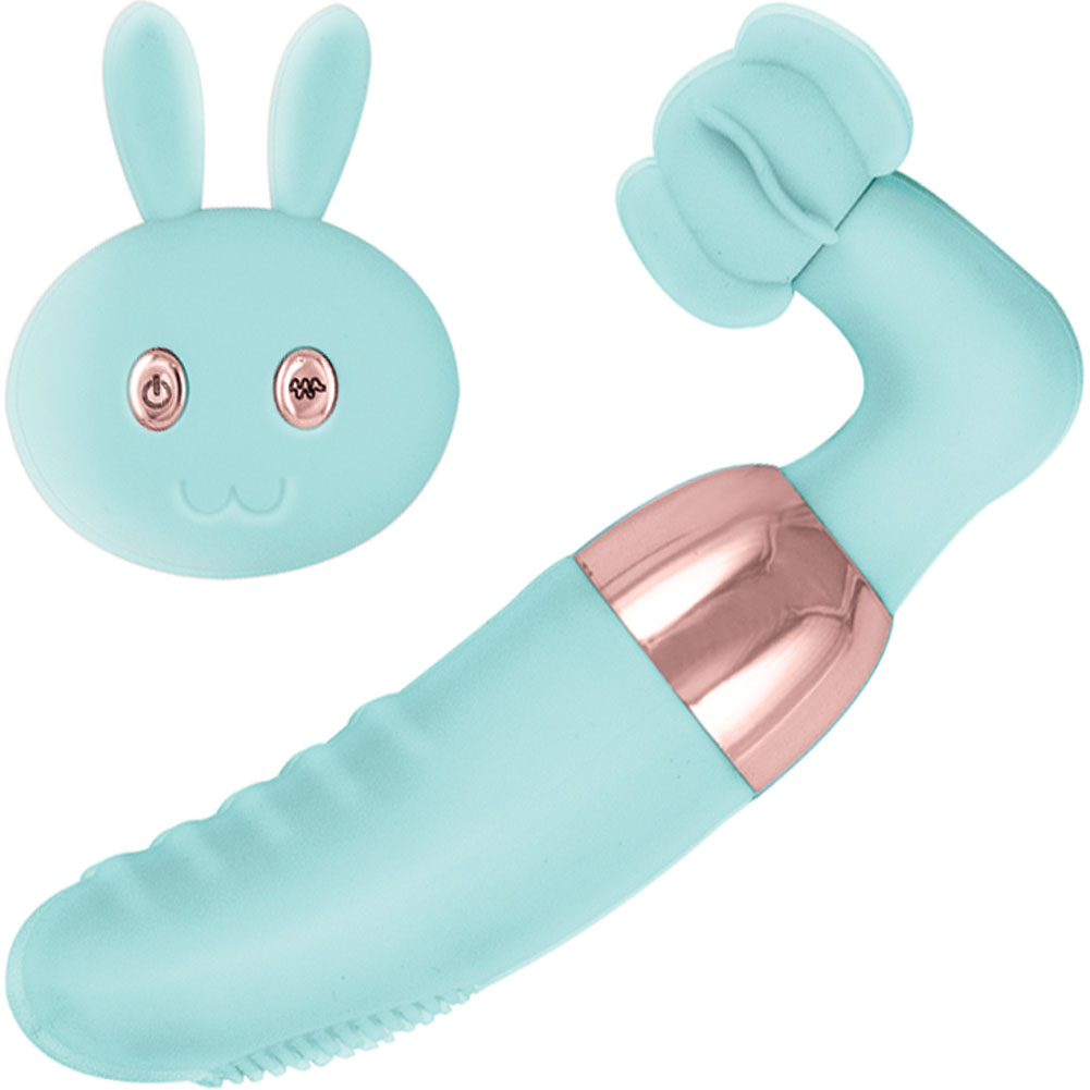 Intense Remote Clit Licker Rechargeable Silicone Vibrator, 5", Aqua - dearlady.us Intense Remote Clit Licker Rechargeable Silicone Vibrator, 5", Aqua - dearlady.us