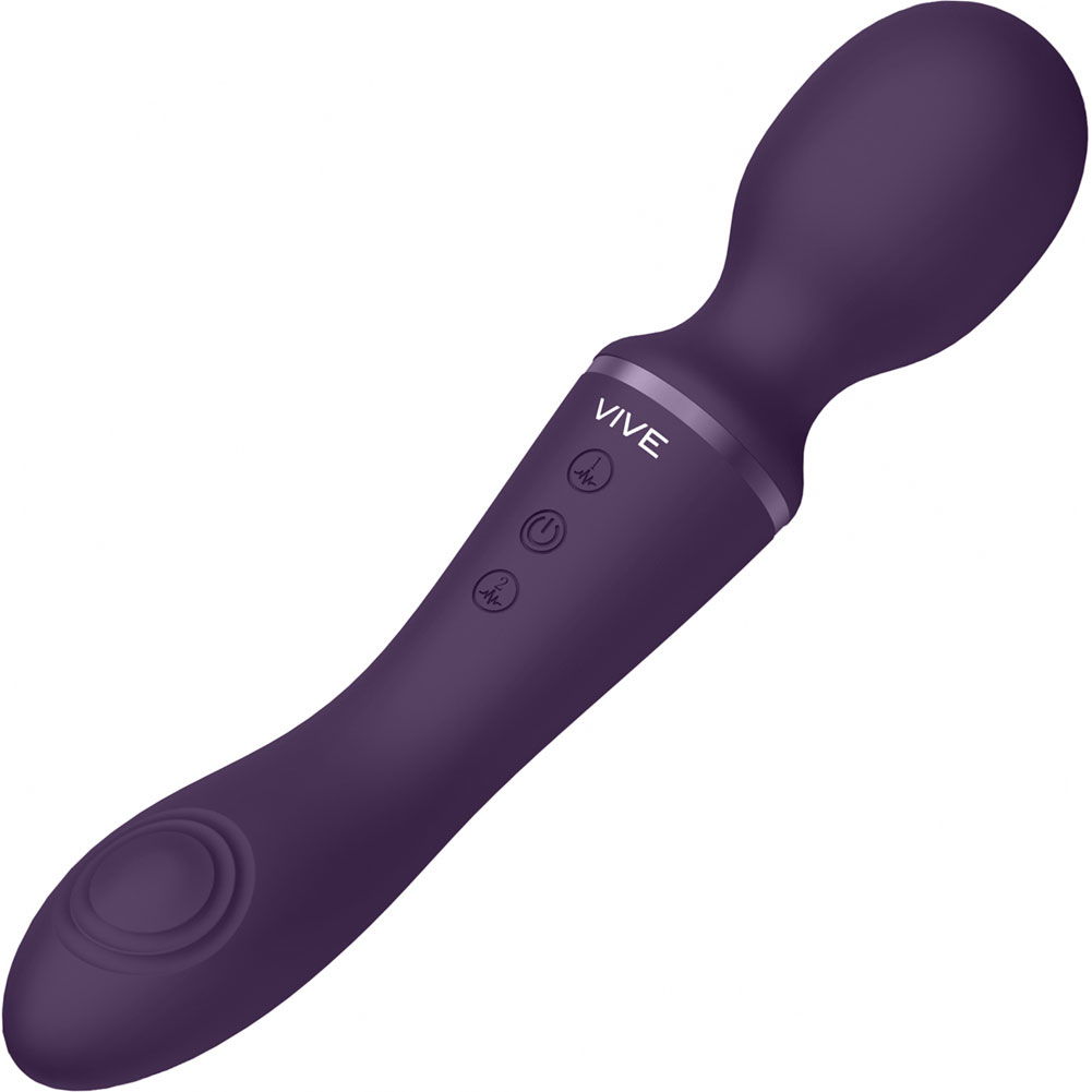 Vive ENORA Double-Ended Silicone Wand & Vibrator, 8.7