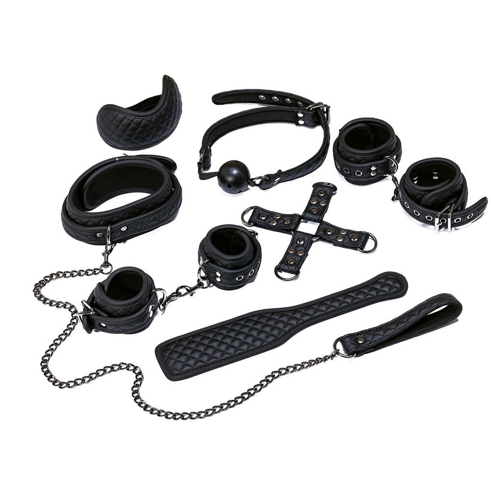 Eves Fetish Dreams Advanced Bondage Set Black