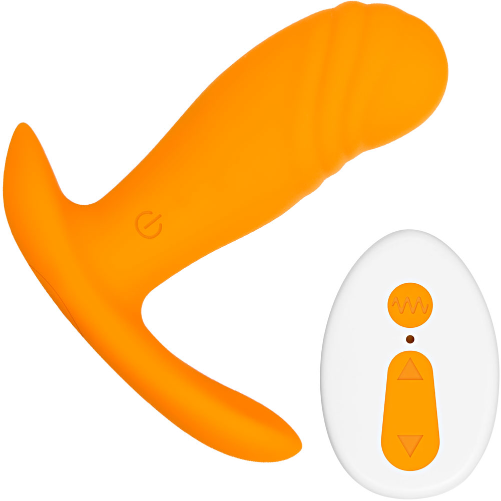 Evolved Creamsicle Vibrator with Remote Control, 3.43", Orange - dearlady.us Evolved Creamsicle Vibrator with Remote Control, 3.43", Orange - dearlady.us