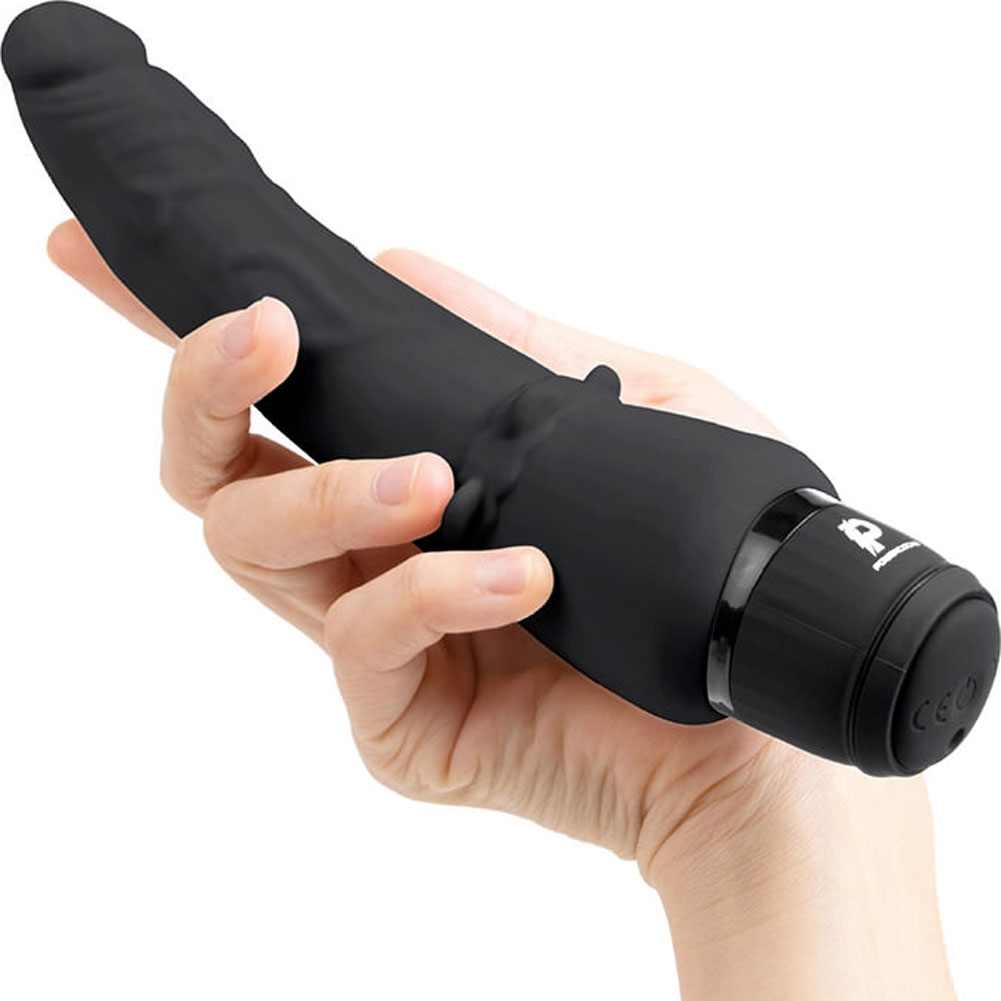 Powercock Slim Anal Realistic Vibrator, 7", Black - dearlady.us Powercock Slim Anal Realistic Vibrator, 7", Black - dearlady.us