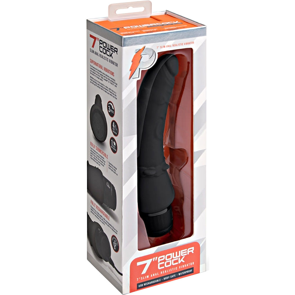 skinny anal vibrator Silicone Slim Anal Stud Suction Cup Dildo By CalExotics