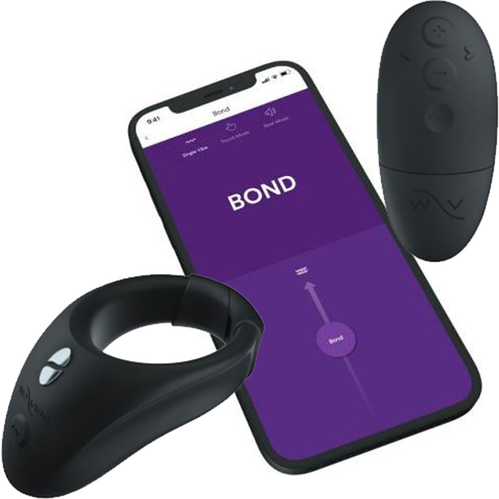 We-Vibe Bond Smartphone App Controlled Remote Vibrating Wearable Penis Ring,  Black - dearlady.us