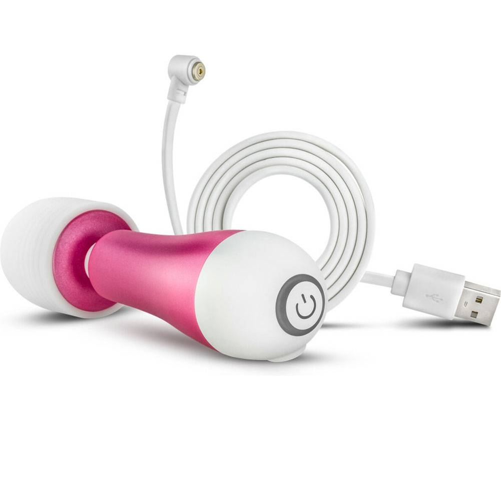 Noje Jules Mini Wand with 3 Silicone Attachments, 4.75