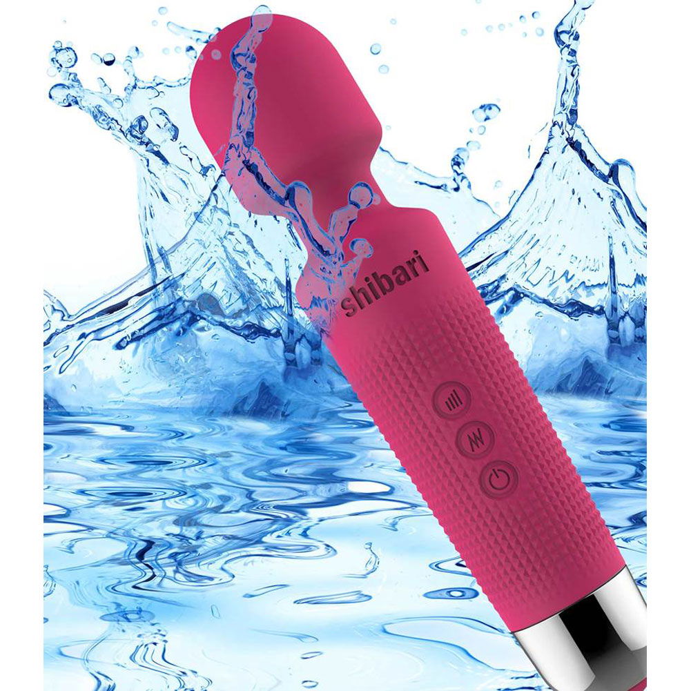 Shibari Mini Halo Wireless 20x Rechargeable Wand 7 8 Pink