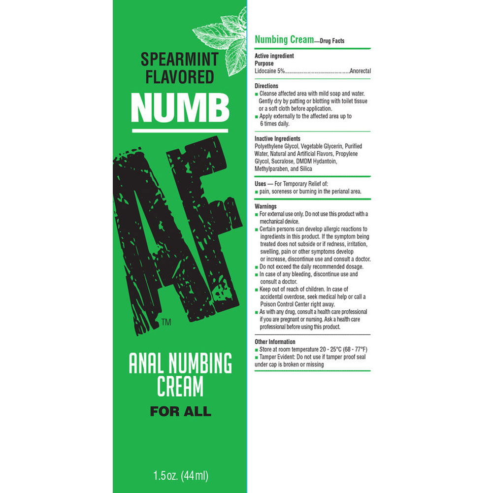 Numb AF Kit with Gel and Deep AF Spray, Spearmint - dearlady.us