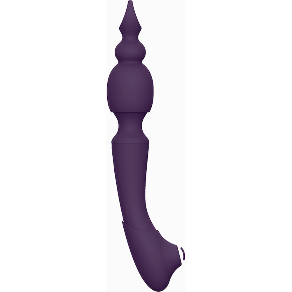 Vive NAMI Pulse Wave and Vibrating Wand with 4 Attachments, 8.6", Purple -  dearlady.us