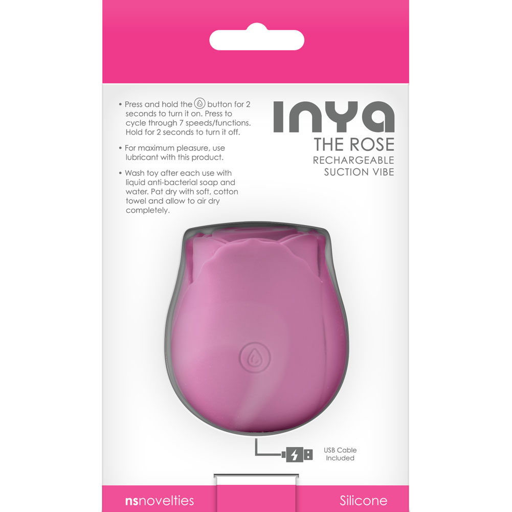 INYA the Rose Rechargeable Suction Vibrator, 2.5