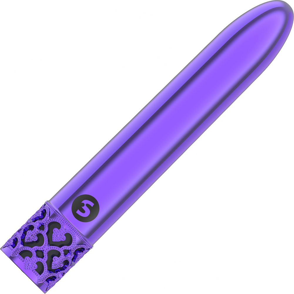 Maia Angel Rechargeable Crystal Gems Bullet-Purple