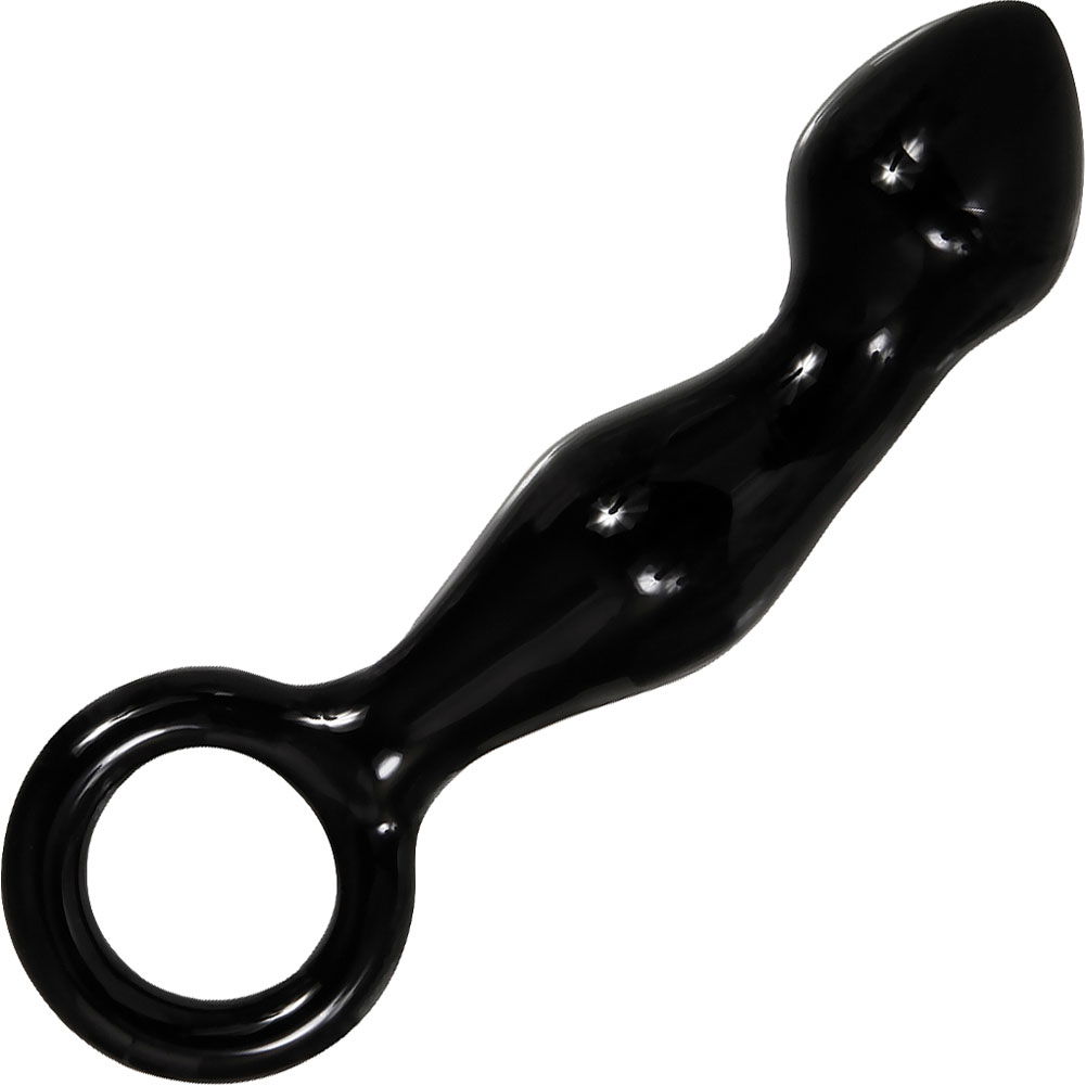 Adam and Eve Adams Glass Prostate Massager, 6.5