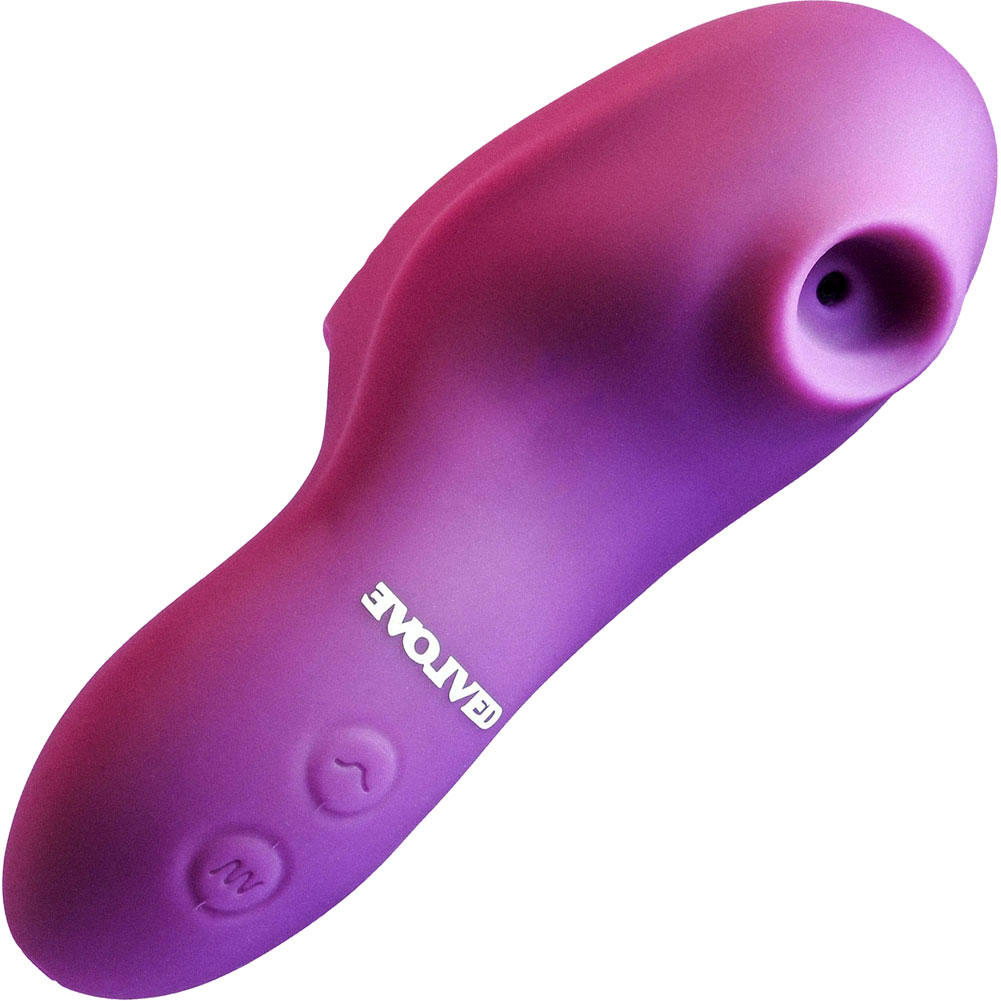 Evolved Sucker For You Vibrator, 5", Purple - dearlady.us
